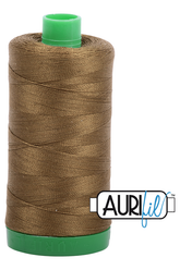 Aurifil Mako 40wt 2-ply Cotton 1000 m 1094 yd. spool - 4173 Dark Olive